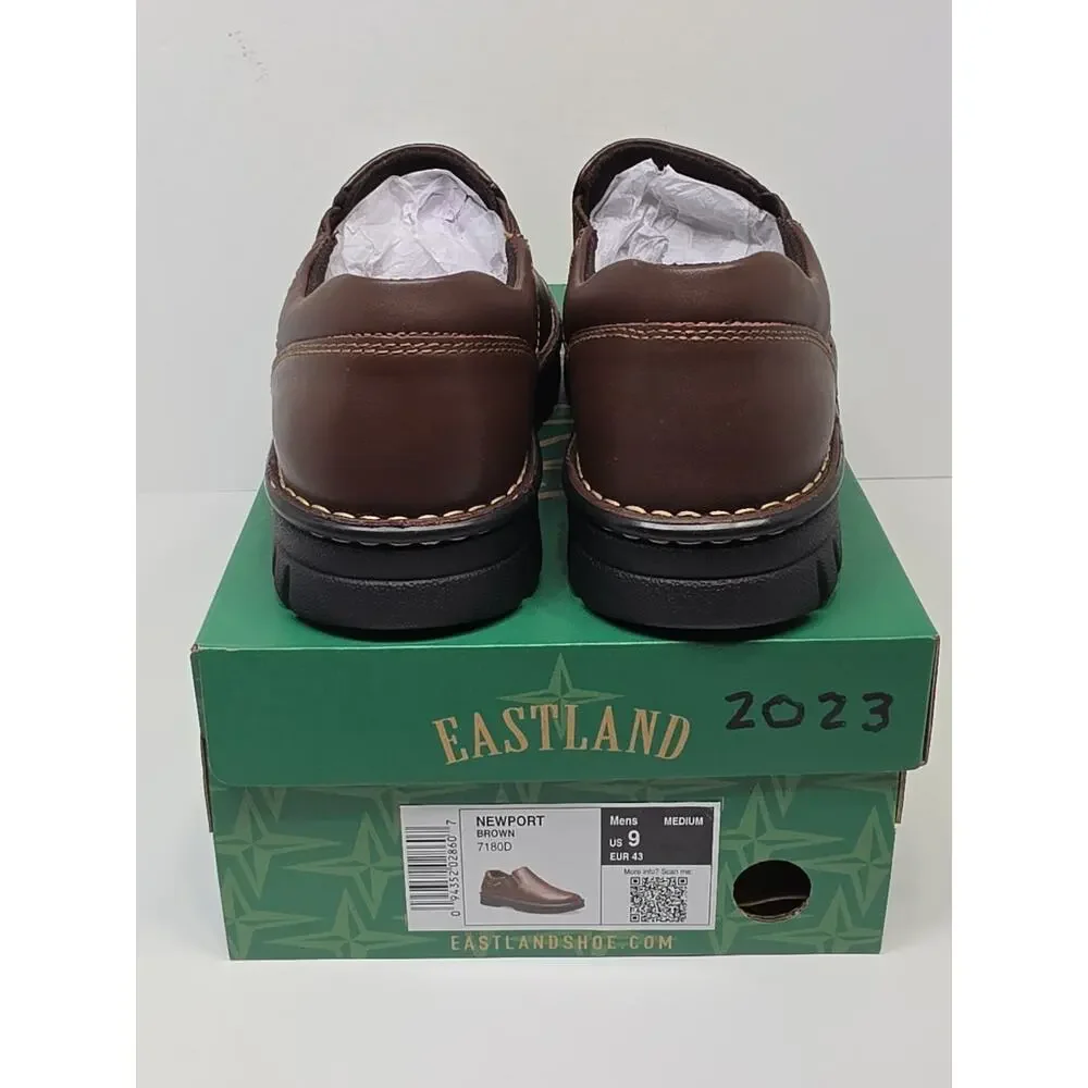Eastland Dark Brown Newport Men’s Shoes US SIZE 9D 7180D NIB